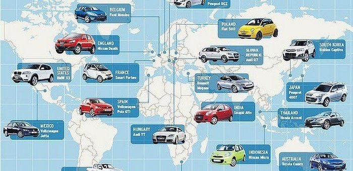карта автопроизводителей